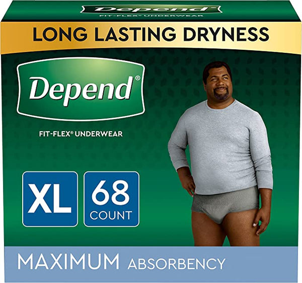 Men's Depend FitFlex (Size XL)