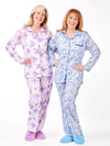 women's flannel pajama set, flannel pajamas