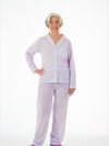 Women's lightweight pajama outfit, button top