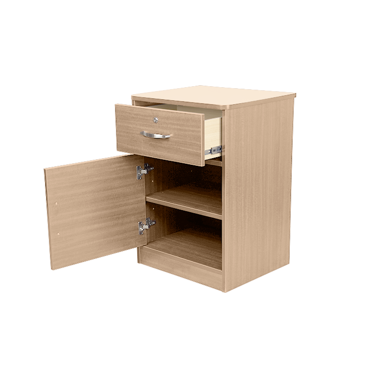 Glenshaw 1 Door 1 Drawer Nightstand