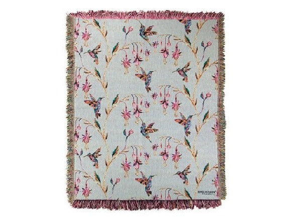 Painted Garden Tapestry Throw