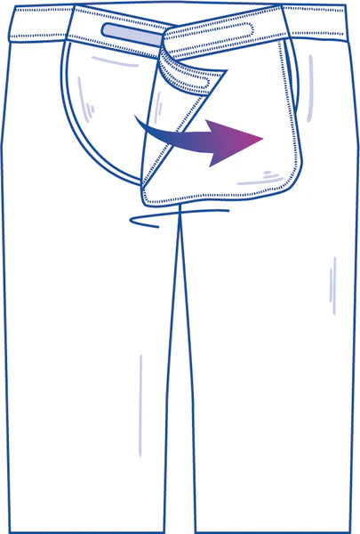 Back-Panel Adaptive Pant