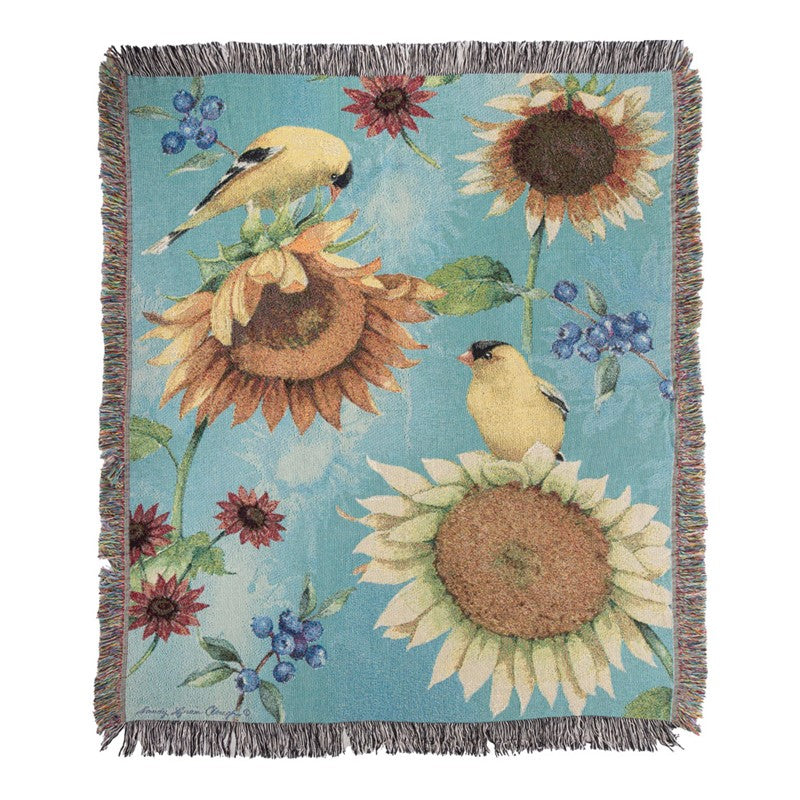 Golden Day Tapestry Throw