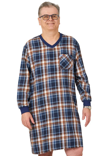 Adaptive Flannel Night Shirt