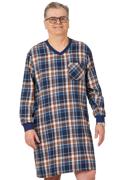 Adaptive Flannel Night Shirt