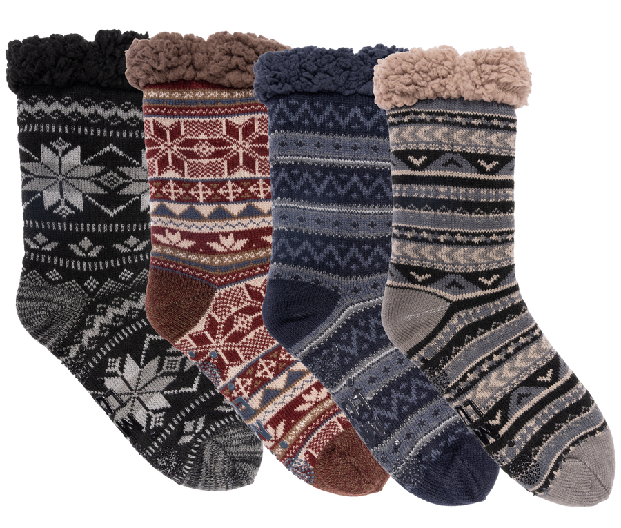 Men's Cozy Socks: Non-Skid