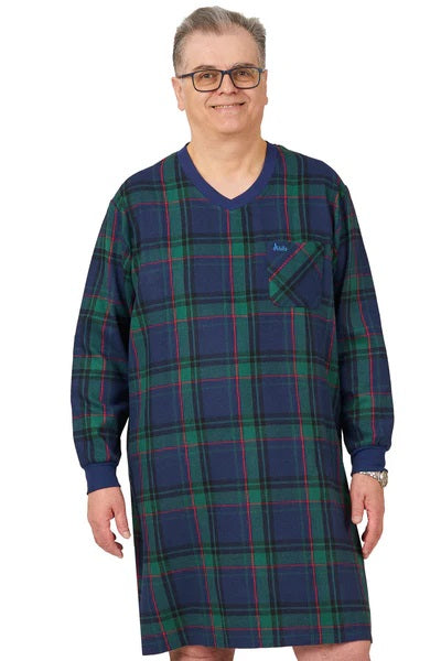 Adaptive Flannel Night Shirt