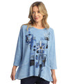 Mineral Wash Printed Pocket Tunic