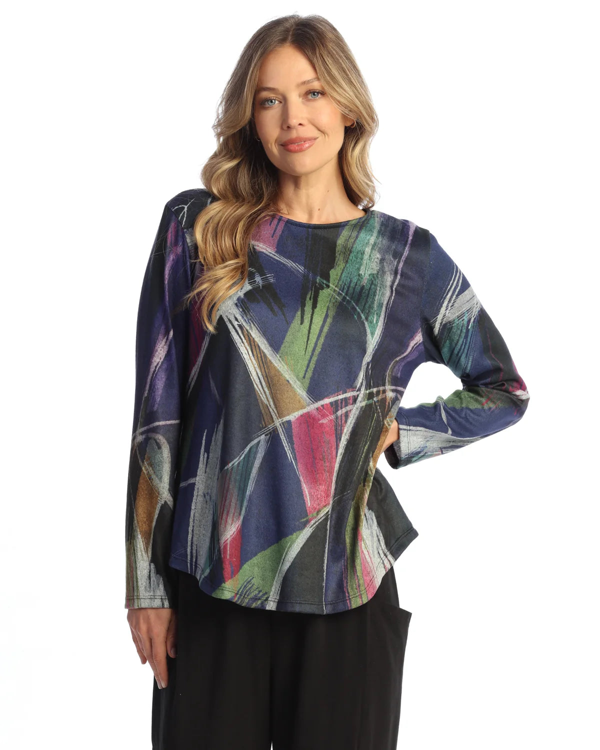French Brushed Long Sleeve Tops