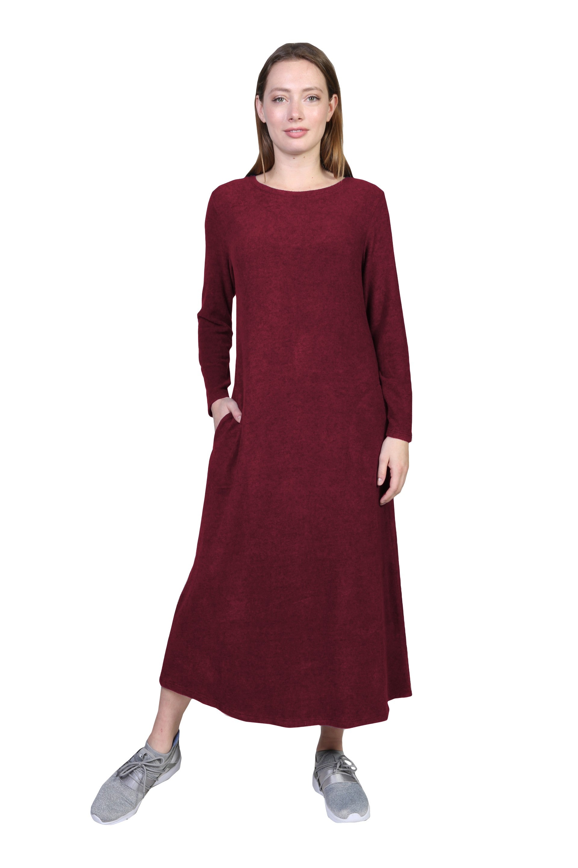 homechoice ladies dresses SCOMCHIC Womens Plus Size Formal Dresses Off The Shoulder Wedding Guest Cocktail A-Line Split Maxi Dress with Pockets Eggplant at Amazon Women's Clothing store