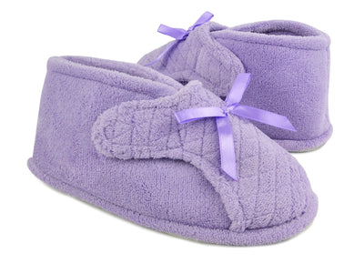 Chenille Adjustable Bootie