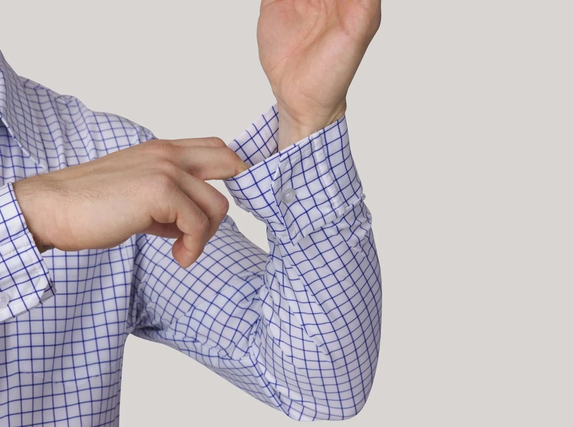 Magnetic Button-Down Shirt - 3X / Navy Magnetic Button-Down Shirt - 3X / Navy