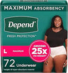 Women's Depend (Size Large)