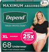 Women's Depend (Size XL)