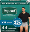 Men's Depend: Size XX-Large