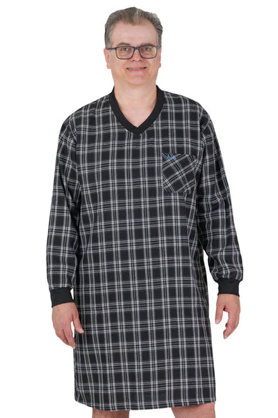 Adaptive Flannel Night Shirt