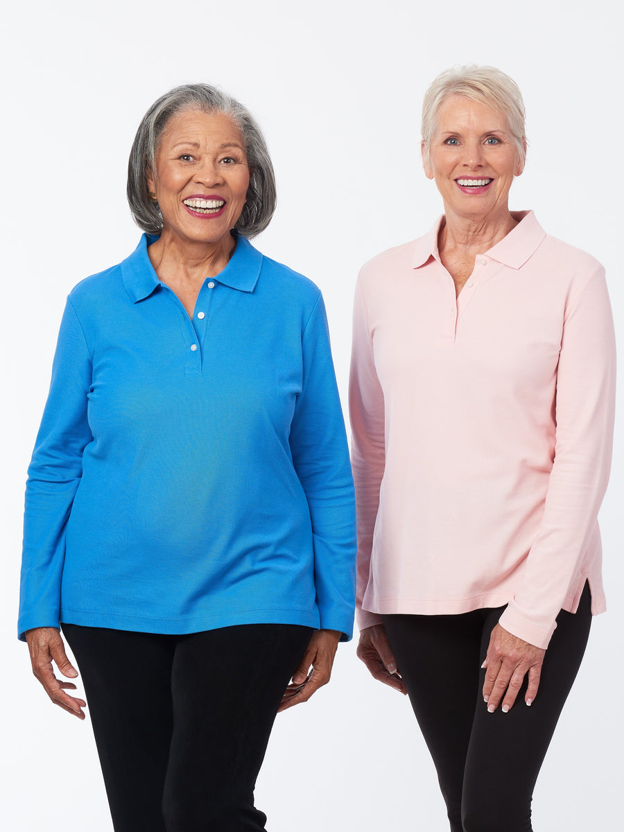Women's Long Sleeve Polo Shirt