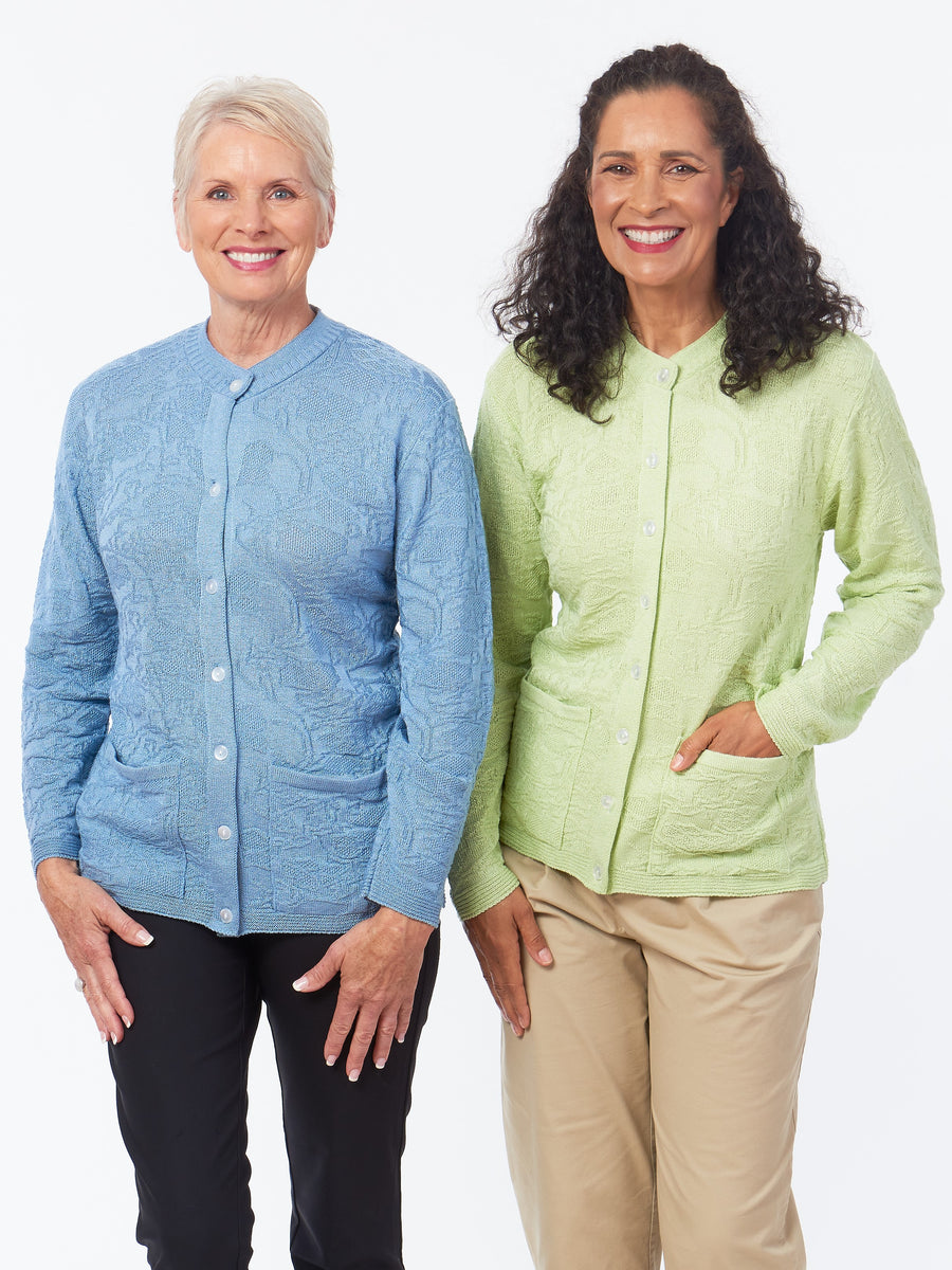 Women's 1/4 Zip Fleece Pullover Adaptive Clothing for Seniors, Disabled &  Elderly Care
