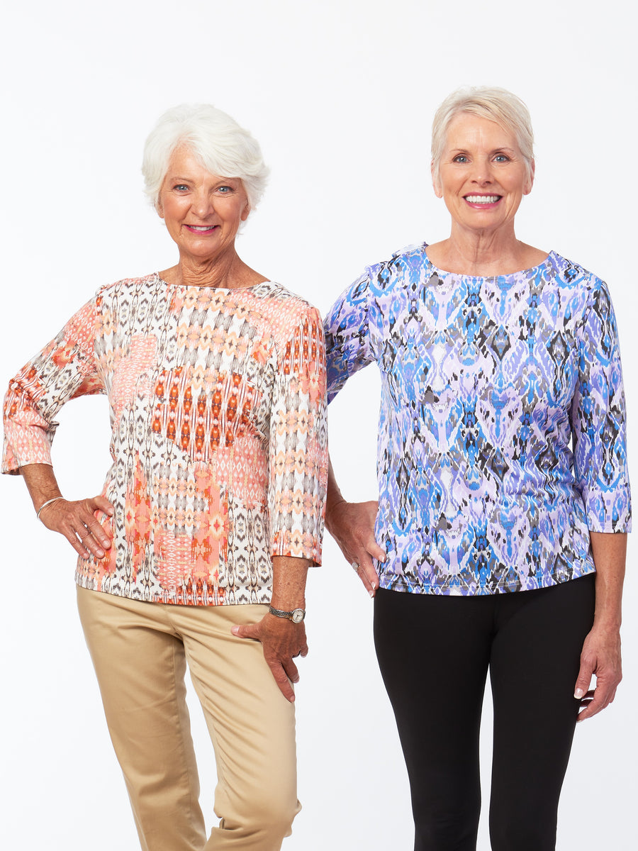 Tops for Older Women  Shop Tops for Older & Elderly Women - Resident  Essentials