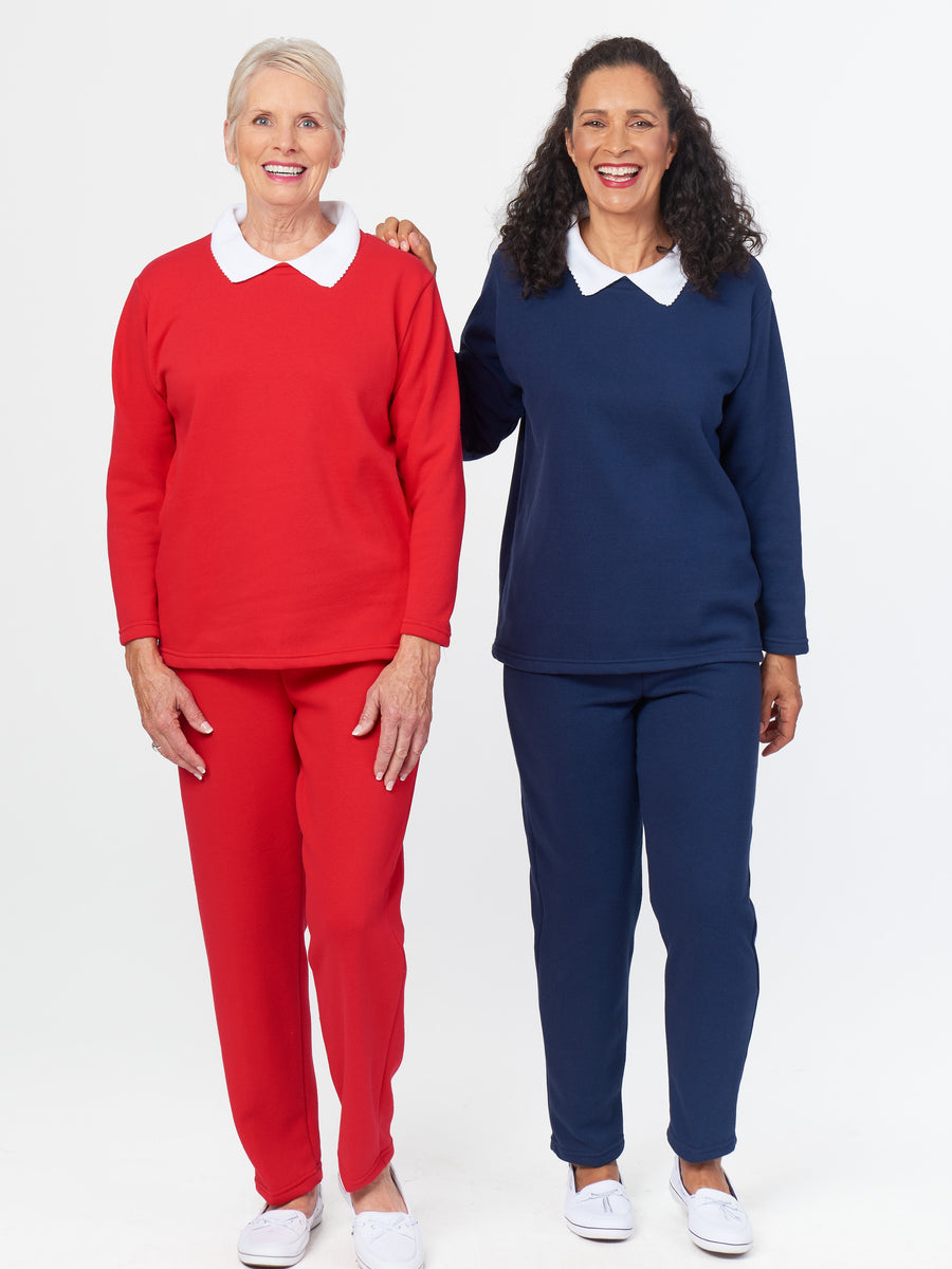 Women's Sweatsuit with Collar