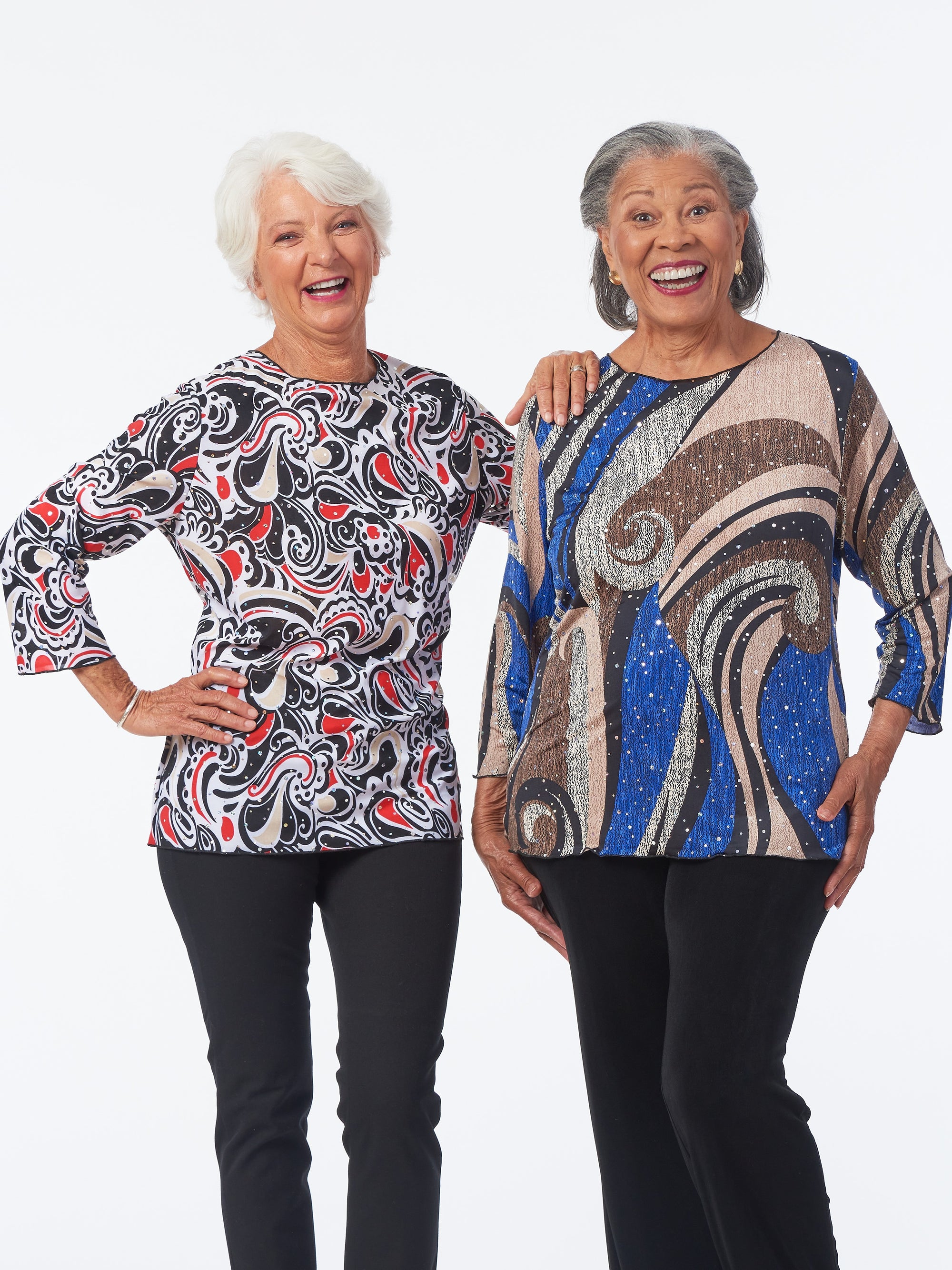 Wrinkle Resistant Sequin Tops