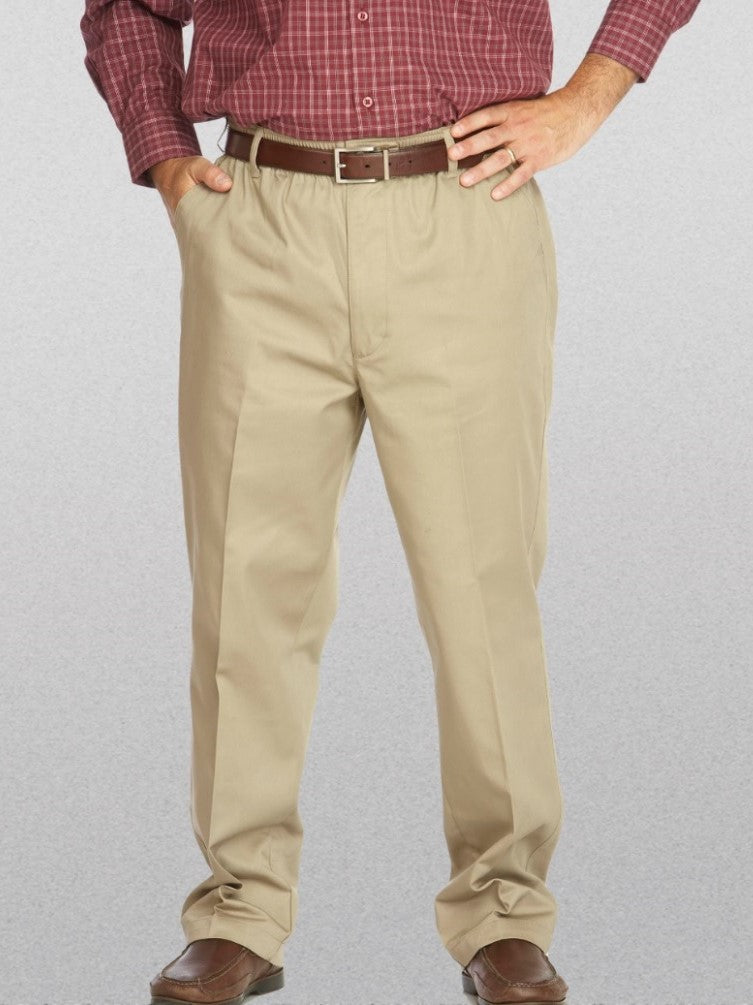 Men's Elastic Waist Pants for Seniors