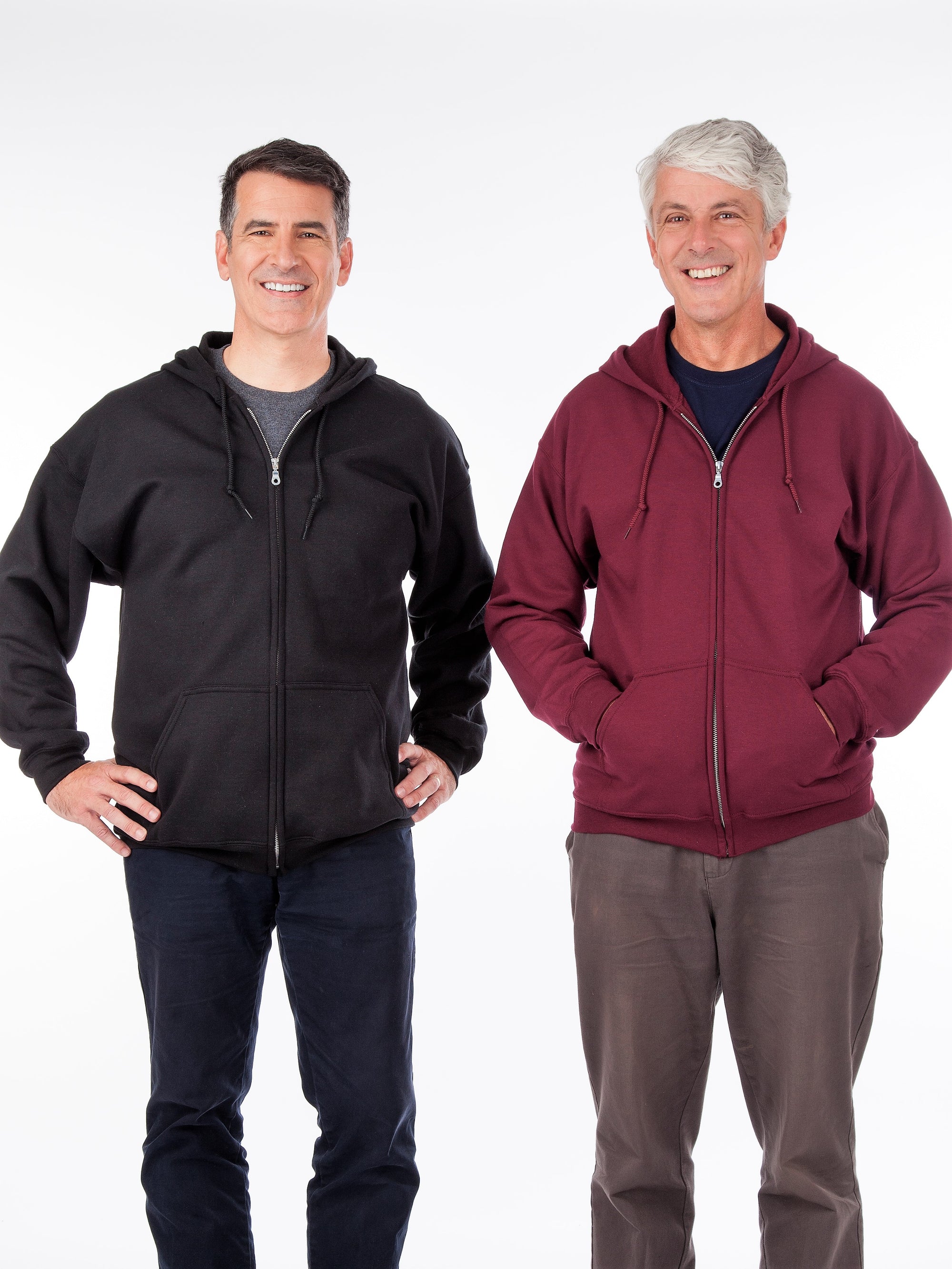 Zipper Hooded Sweatshirt