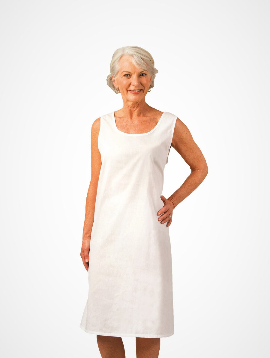 women's pullover slip and back snap slip