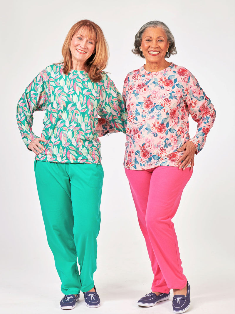 Adaptive Clothing Sets Matching Outfits for Elderly Women Resident