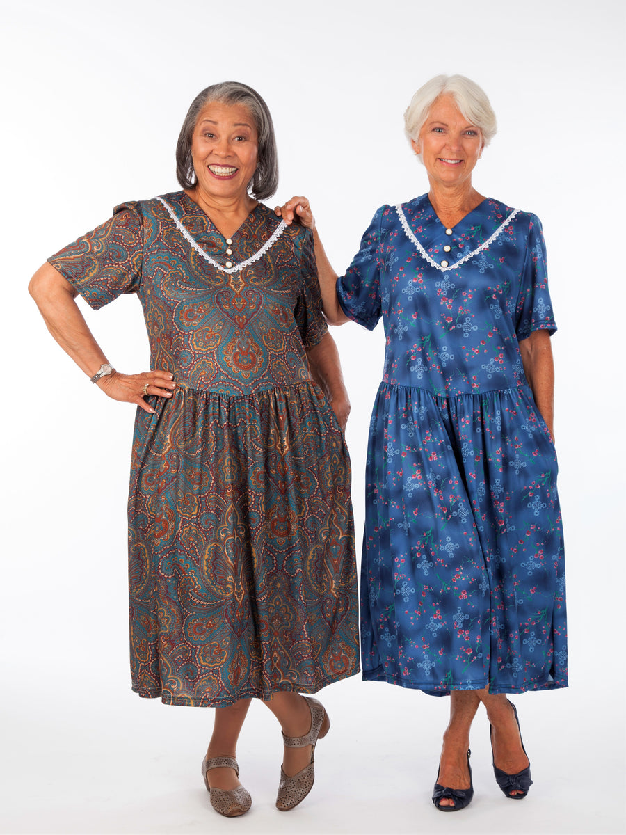 Elderly Women's Dresses | Adaptive Senior Dresses | Resident Essentials Elderly Women's Dresses | Adaptive Senior Dresses | Resident Essentials