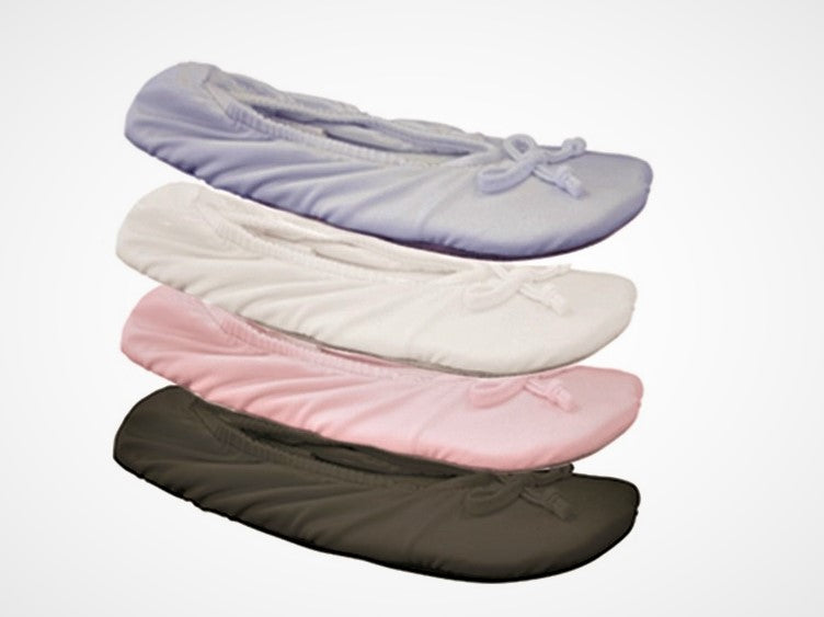 Ballerina Slippers with non-skid soles for elderly women