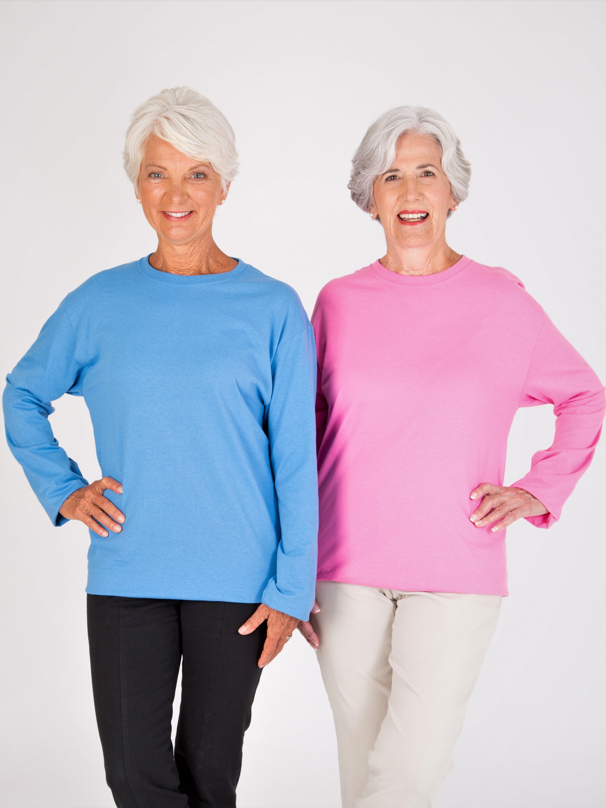 Long Sleeve Shirts for Elderly Women
