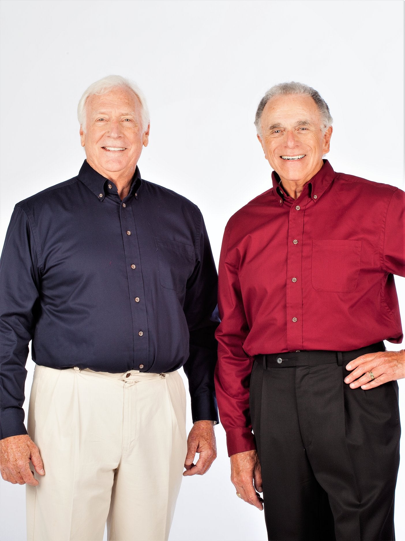 Men's long sleeve twill dress shirt