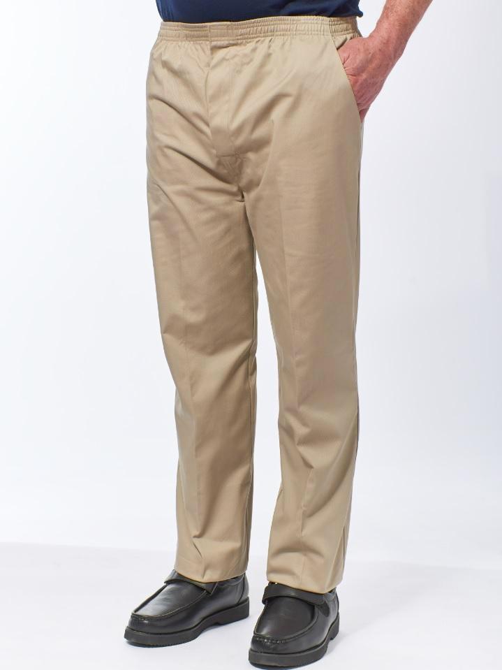 Buy IDEALSANXUN Mens Elastic Waist Loose Fit Denim Pants Casual Solid Jeans  Trouser 34 Light Blue at Amazonin