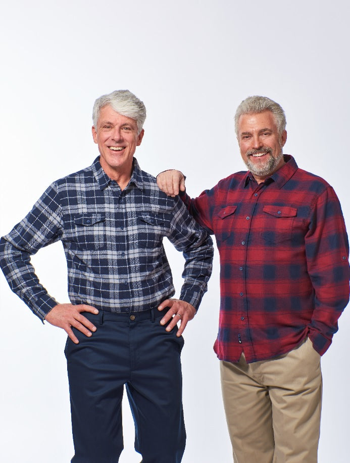 guys in flannel shirts