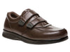 Men's propet vista strap brown velcro shoe