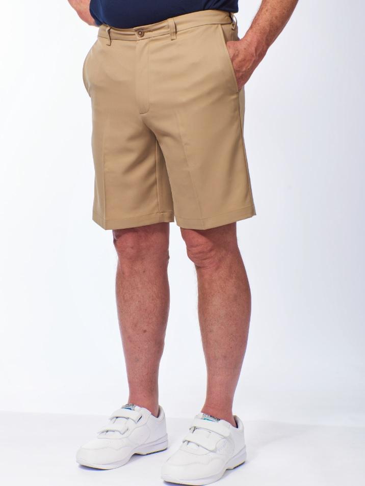 No Iron Khaki Pants by Haggar! (Hidden Elastic Waist)