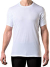 Men's white crewneck undershirts