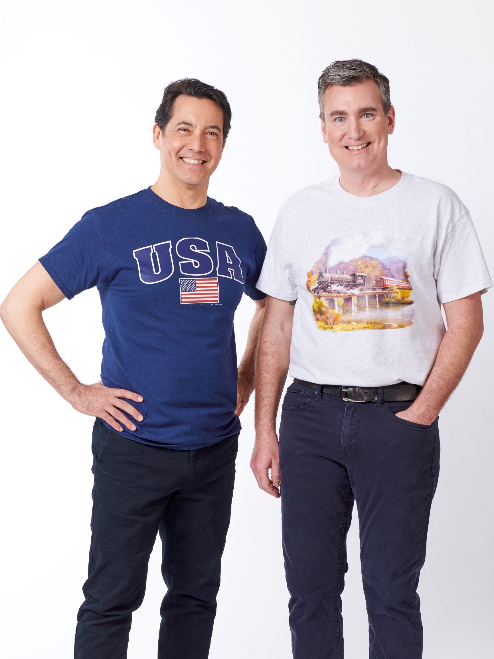 Men's short sleeve screen printed tees