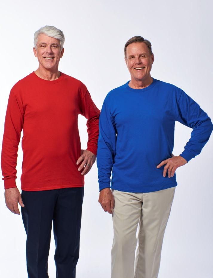 Senior Men's Basic Long Sleeve Tee