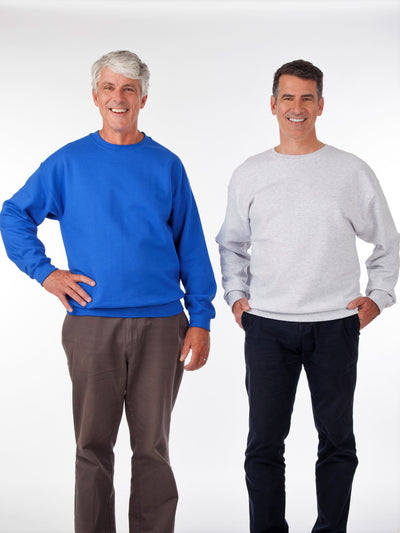 men's fleece sweatshirt, solid color