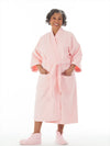 Microfleece women's bathrobe