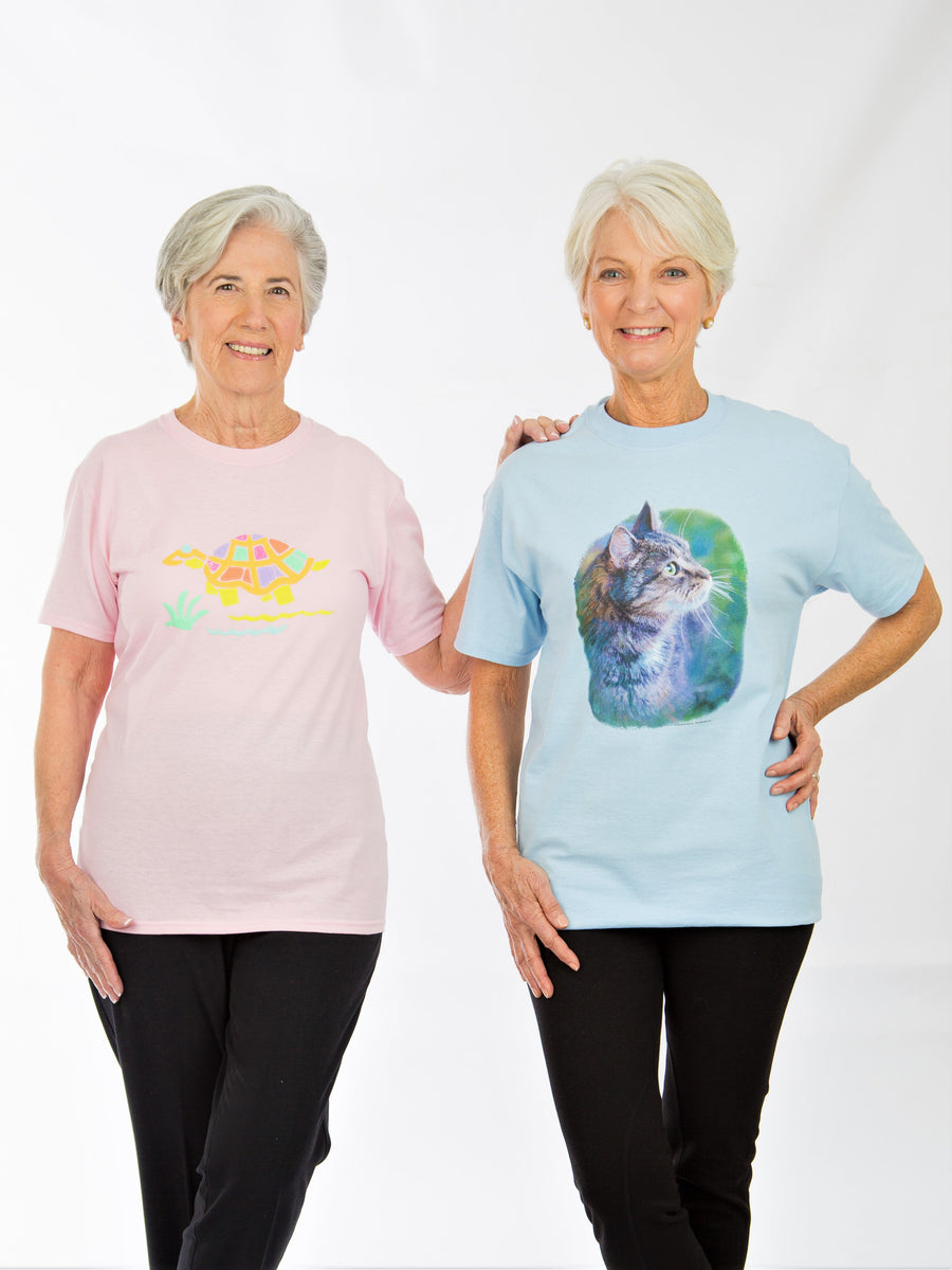 Woman's screen printed tee shirts- short sleeve