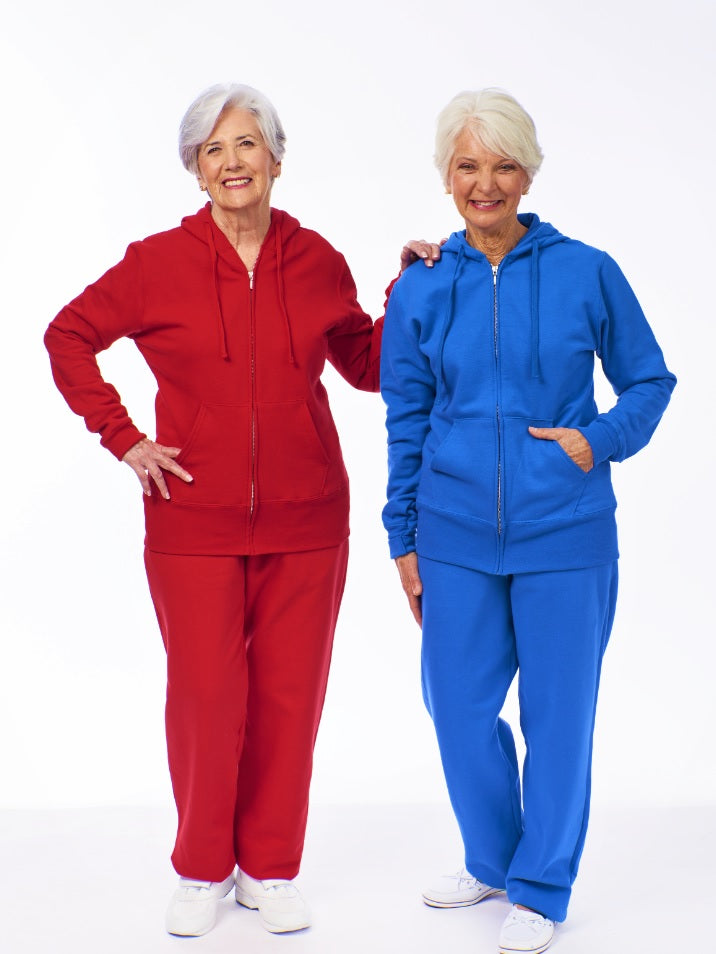 Adaptive Clothing Sets Matching Outfits for Elderly Women Resident