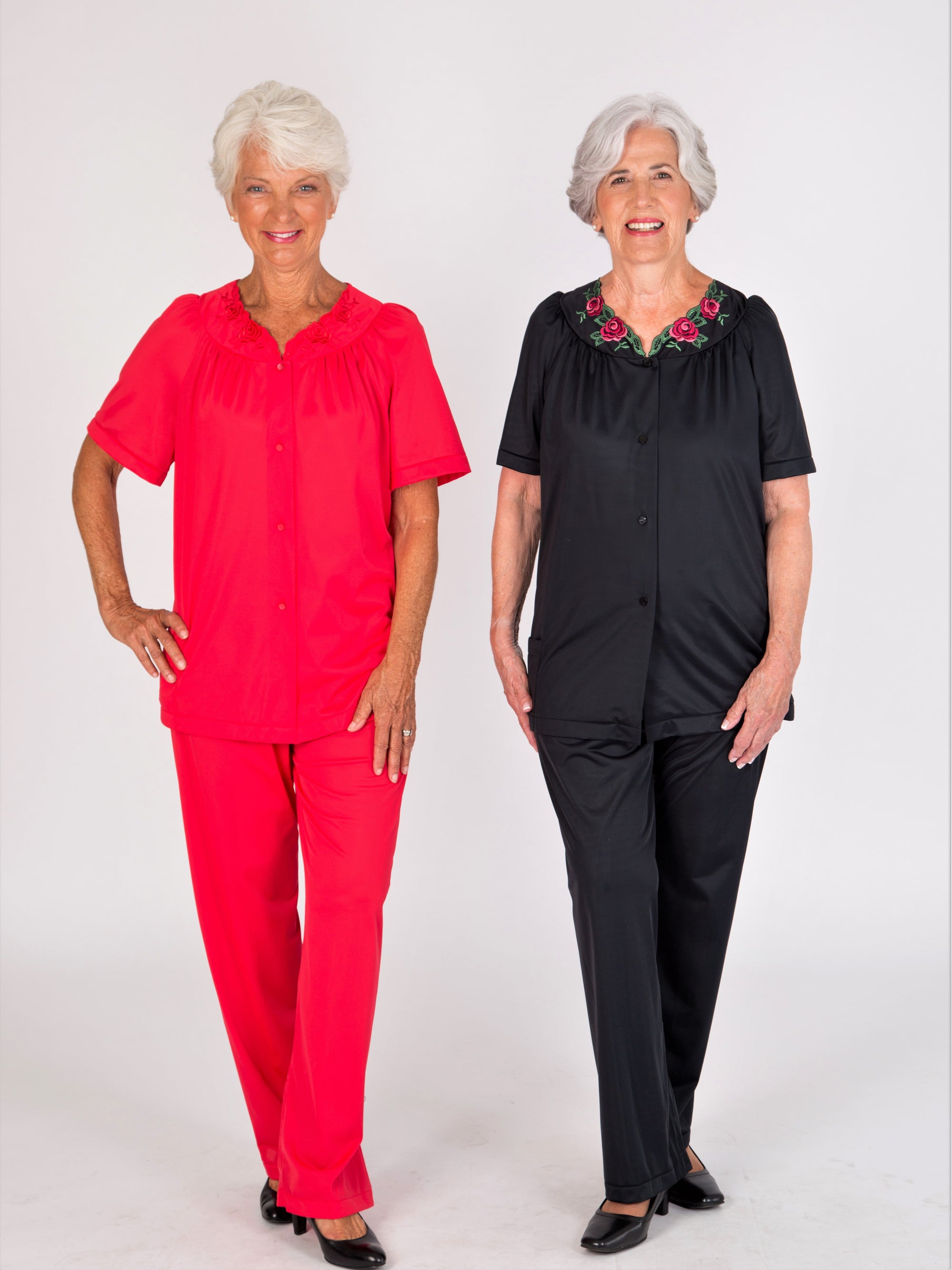 silky women's pajama outfit