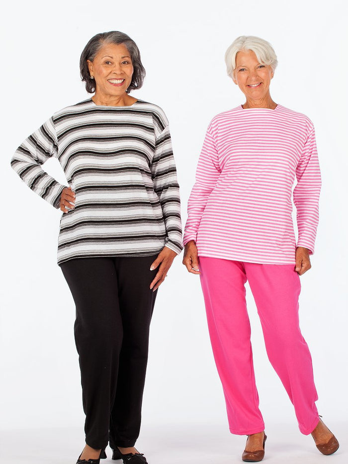 Adaptive Clothing Sets Matching Outfits for Elderly Women Resident