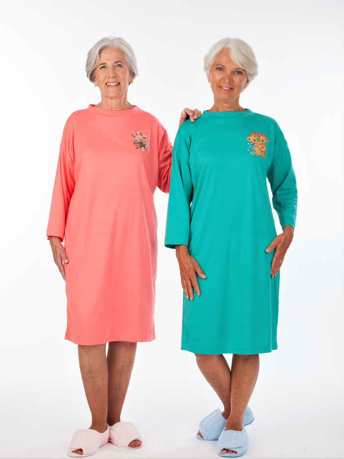 Pajamas for Older Women | Shop Nightgowns For Elderly Women - Resident ...