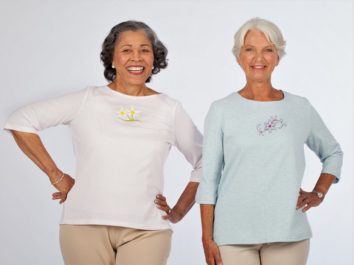 Back-Wrap Adaptive women's top