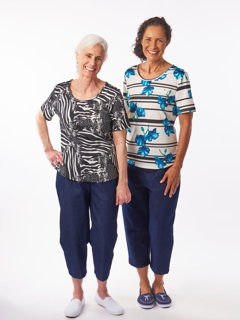 Adaptive Clothing Sets Matching Outfits for Elderly Women Resident