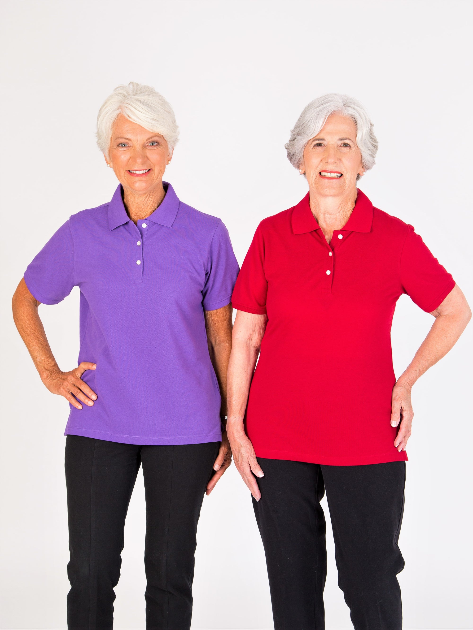 Women's short sleeve polo shirt